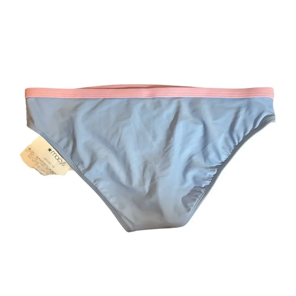 Salt+Cove Women's Juniors Blue Pink Hipster Beach Bikini Bottoms Sz XL Blue NWT